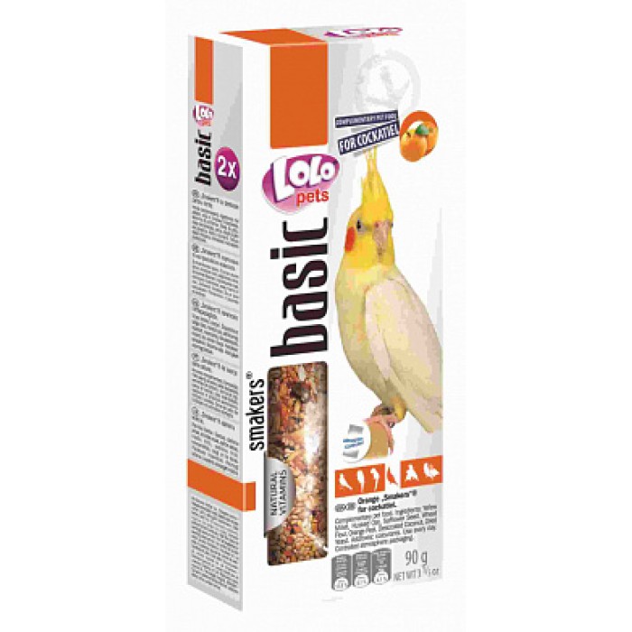 "Lolopets" Колосок для нимф апельсины 2шт  90г